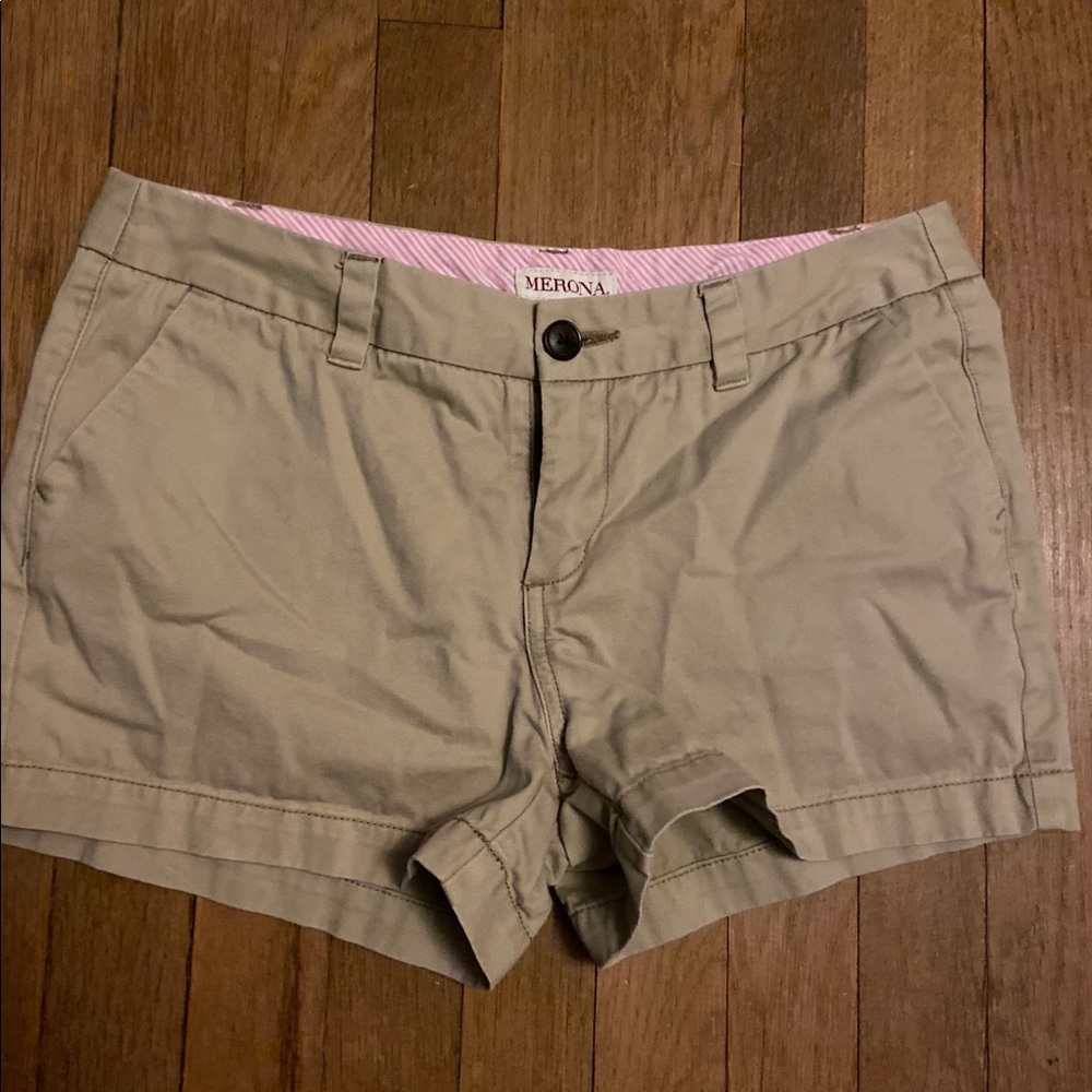 Merona khaki shorts